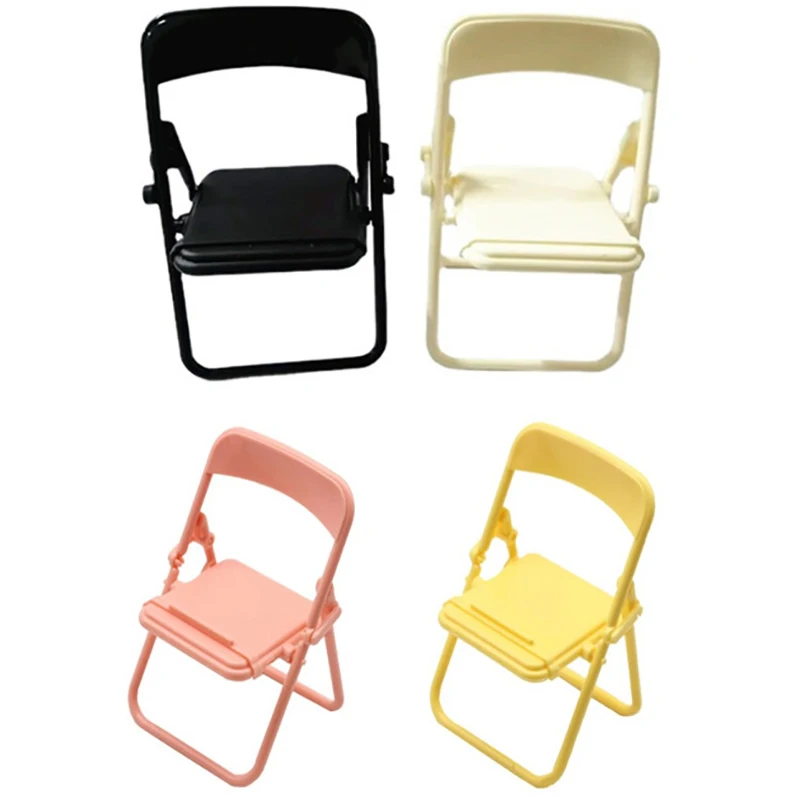 Folding Chair 12 Points Doll Folding Chair Casual Recliner Ducklings Lazy Watch Drama Mobile Phone Support Frame Accessories