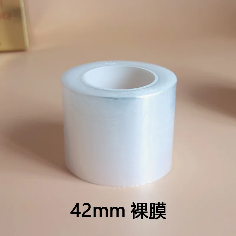 1 Roll 42MM False Eyelashes Extension Clear Plastic Wrap Permanent Tattoo Eyebrow Film Professional Eye Use Makeup Tool