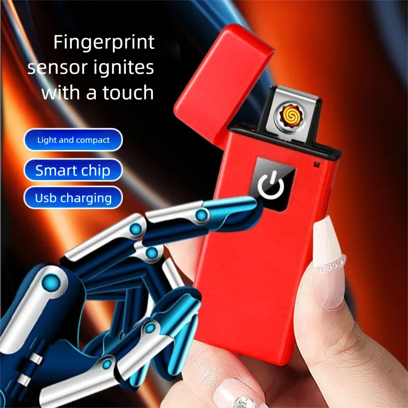 Wholesale tungsten wire protection plastic metal windproof cross-border electronic USB creative charging lighter