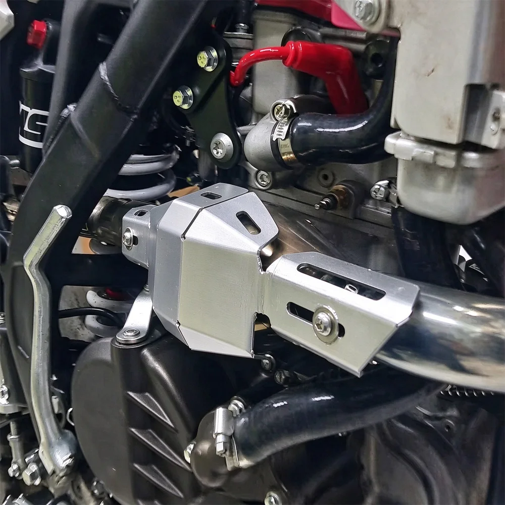 For HONDA CRF300L CRF 300 L 2020-2025 2026 Exhaust Pipe Protective Cover CNC Aluminum FMF PowerBomb Exhaust Heat Guard Motocross