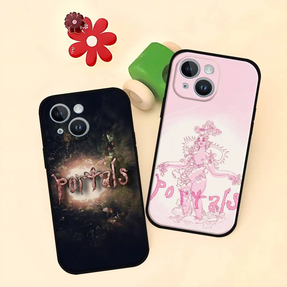 حافظة هاتف Singer Melanie Martinez P-Portals ناعمة من مادة TPU صديقة للبشرة لهاتف IPhone 17/16/15/14/13/12/11 Series: PRO، MAX، PLUS، Mini