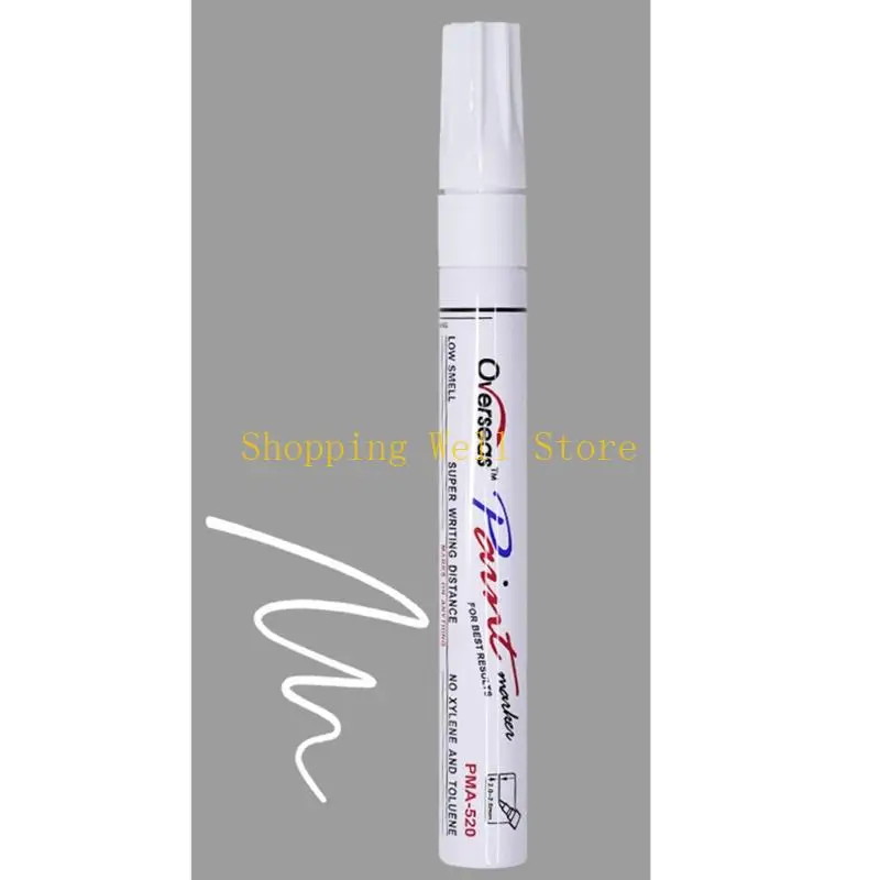 KX4B Multipurpose Oil Paint Pen Watercolor Art Markers Pen Fine Nib Permanent Markers Stone Tablets Tracing For Illustrations