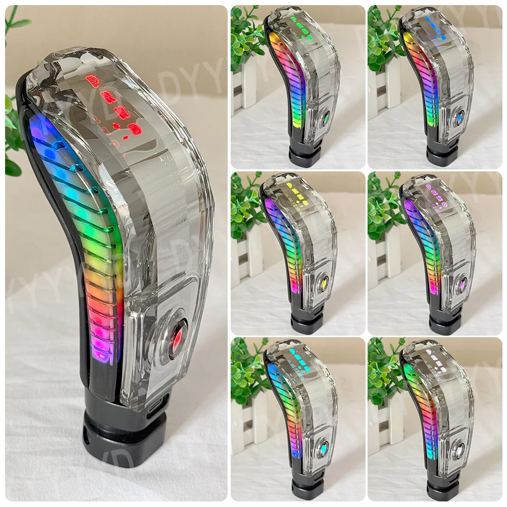 Universal LED Crystal Gear Shift Handle for Kia K3 K5 For Hyundai Santa Fe Tucson I30 I40For Buick Gear Shift Knob Car Accessory
