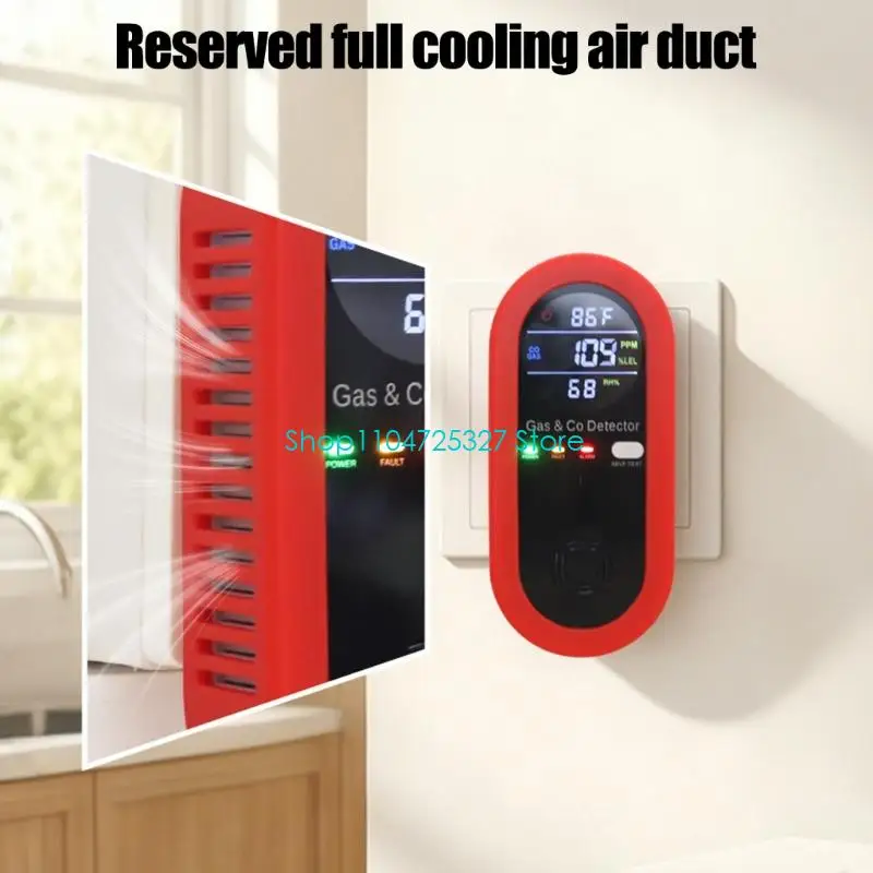 D8KF CO Gas Alarm Protective Sleeve with Openings for Routine Access