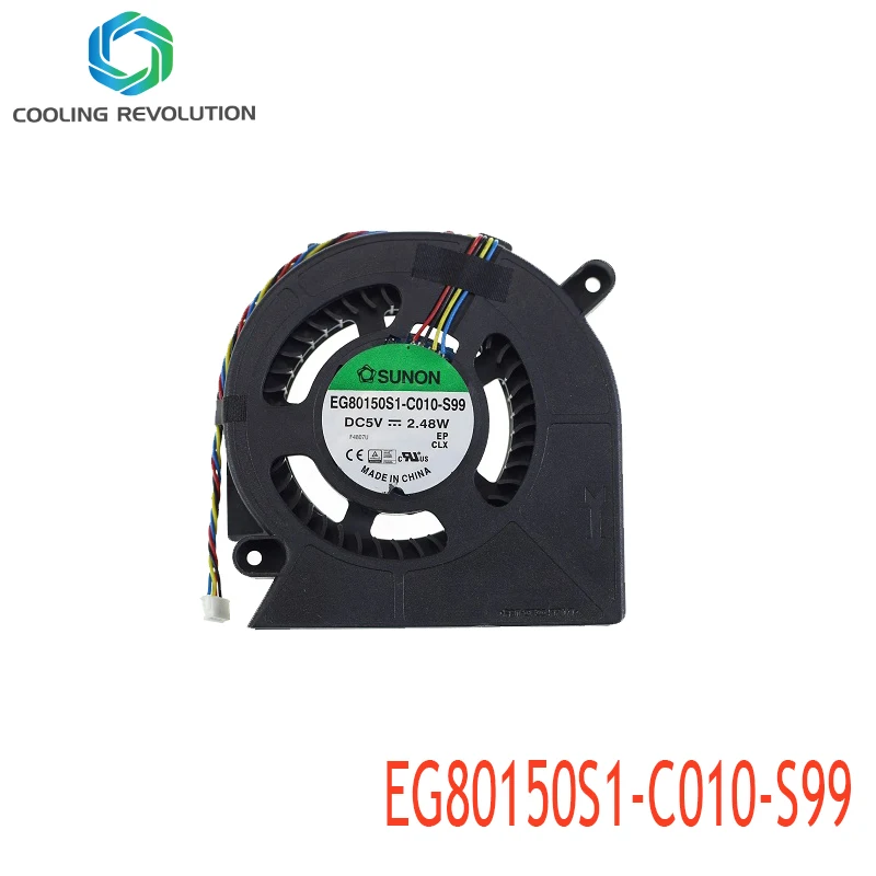 All-in-One Cooling Fan EG80150S1-C010-S99 DC5V 2.48W 4Pin