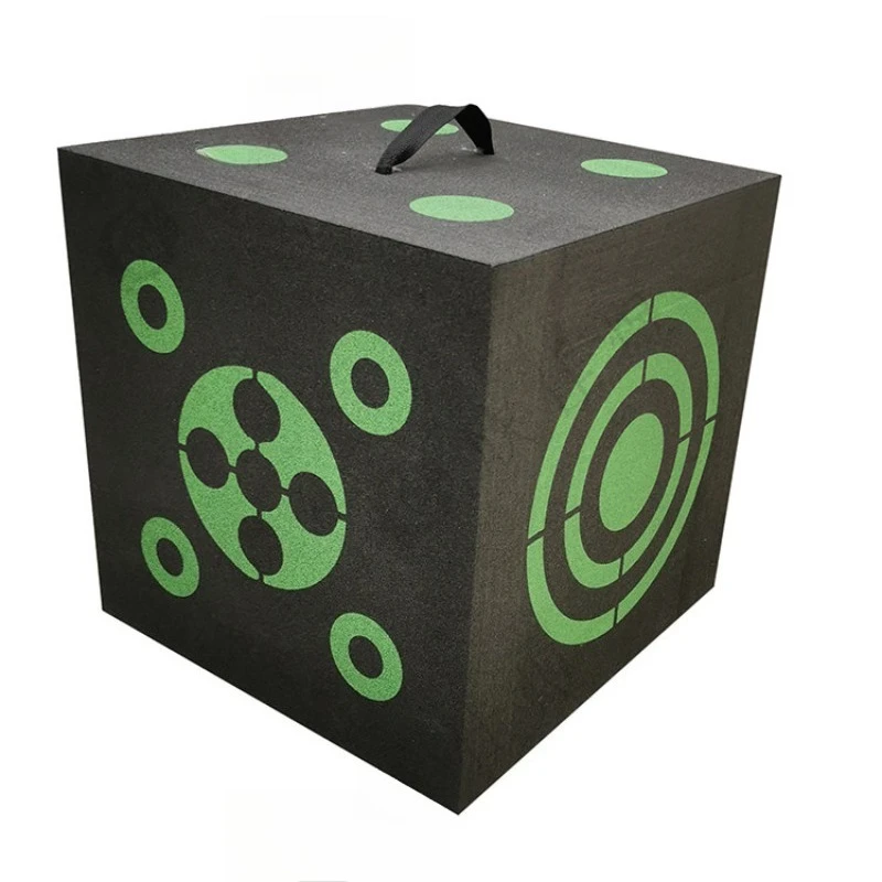 38-40cm Six Sides Cube Archery Target Portable 3D Dice Target Recurve Bow Hunting Shooting Practice