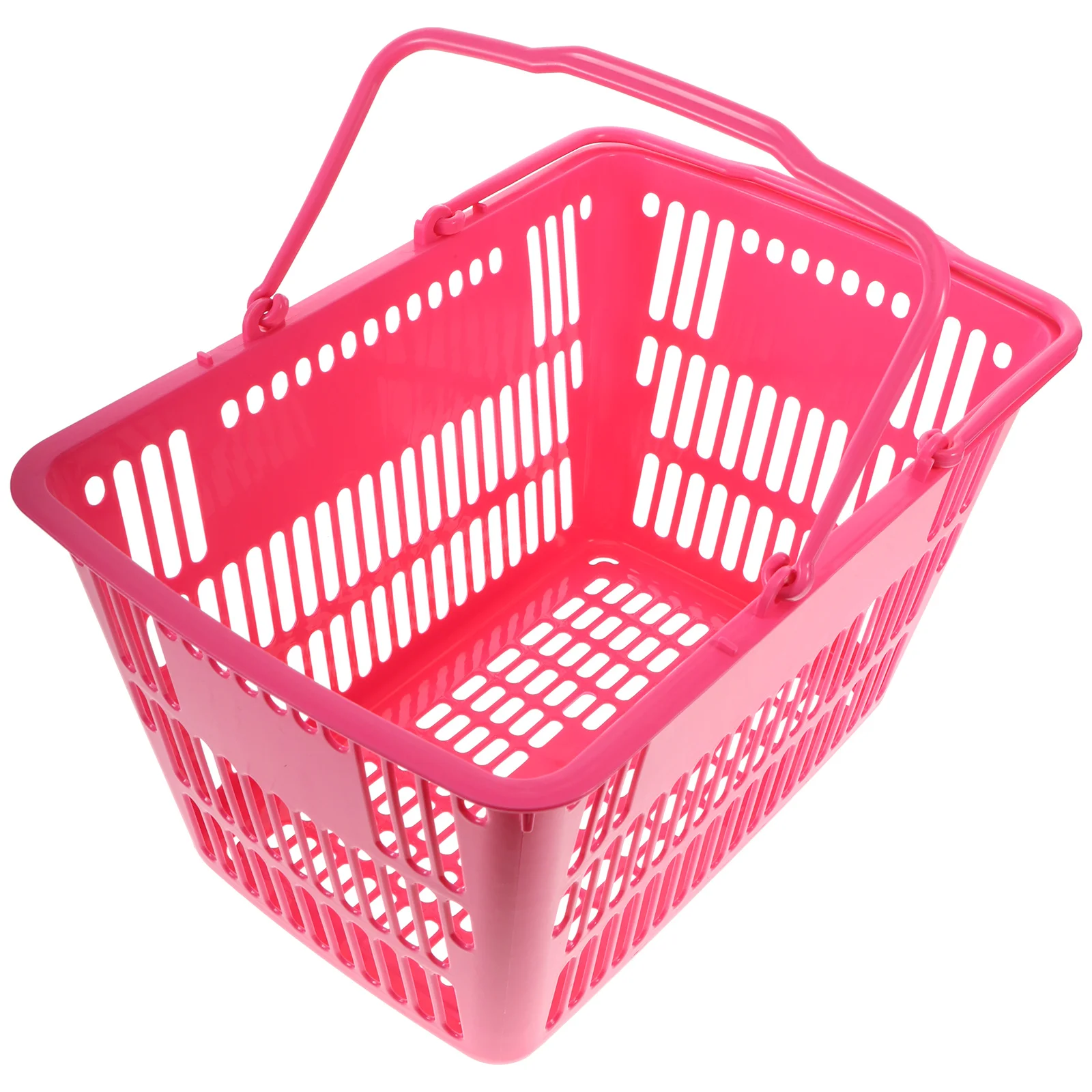 

Thickened Desktop Basket Plastic Grocery Basket Handheld Storage Container Organizer Sundries Storage