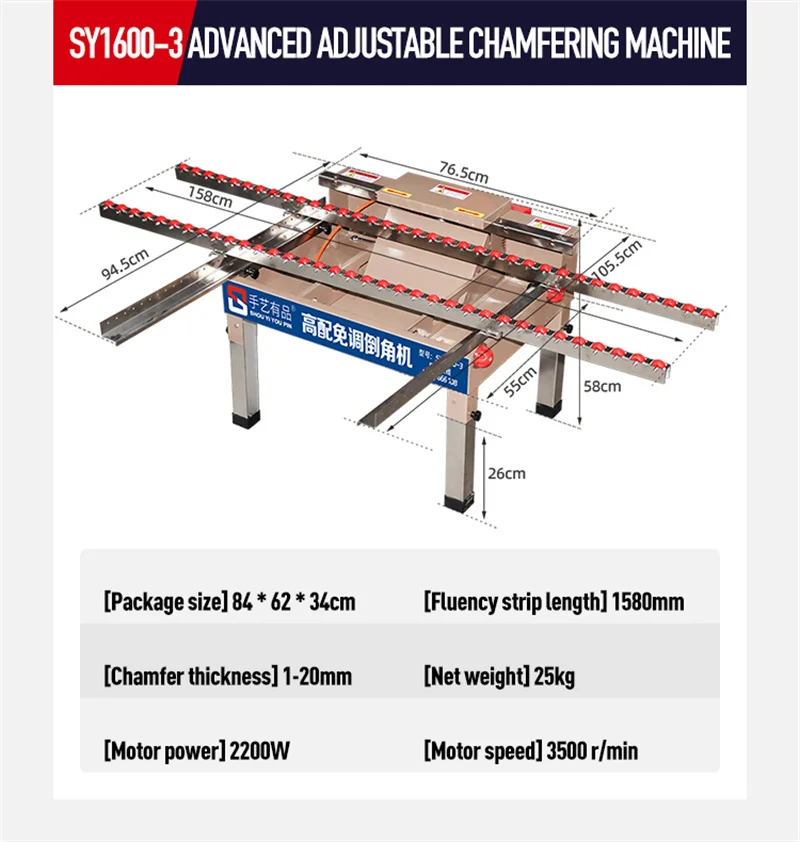 High-precision Adjustable Ceramic Tile Chamfering Machine 45 Degree Direct Cutting Chamfering Dust-Free Desktop Cutting Machine