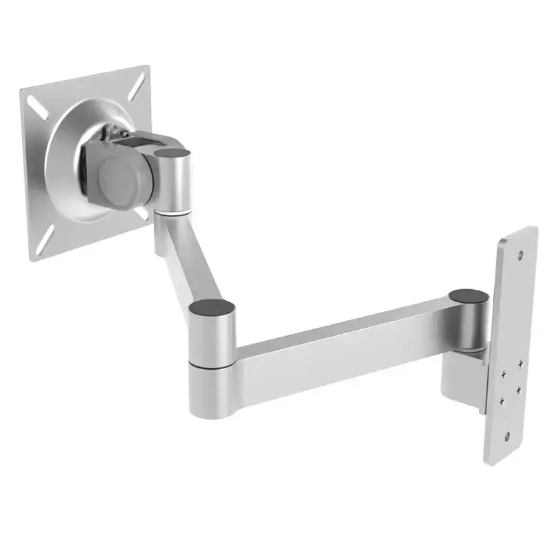 Industrial Monitor Mount, VESA Wall Bracket with Extension & Rotation for CNC Equipment & Aluminum Profile