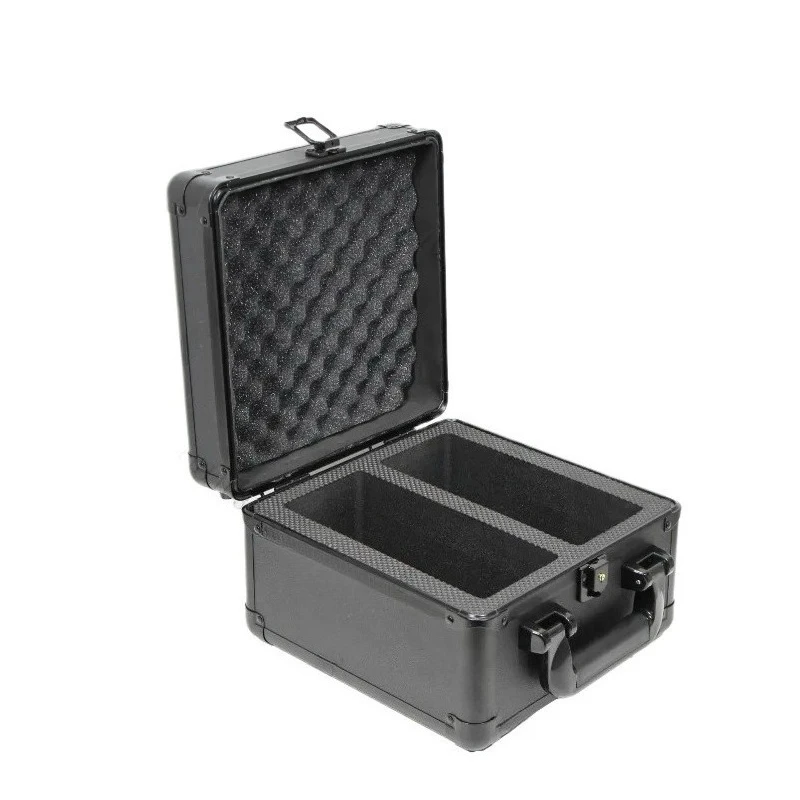 spot double card slot aluminum alloy toolbox large capacity card brick storage aluminum box password lock