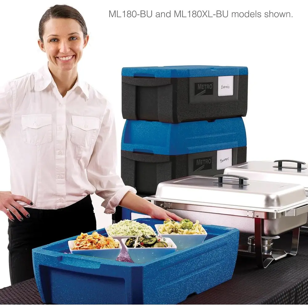 Top-Load Insulated Food Carrier - Multipurpose Pan Carrier, Insulated Cooler, Catering Food Warmer - 30 Quart, 3 Pan Capacity -