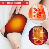 Ankle Protection Strap for Autumn and Winter Warmth Black Adjustable Heating Strap Lightweight and portable