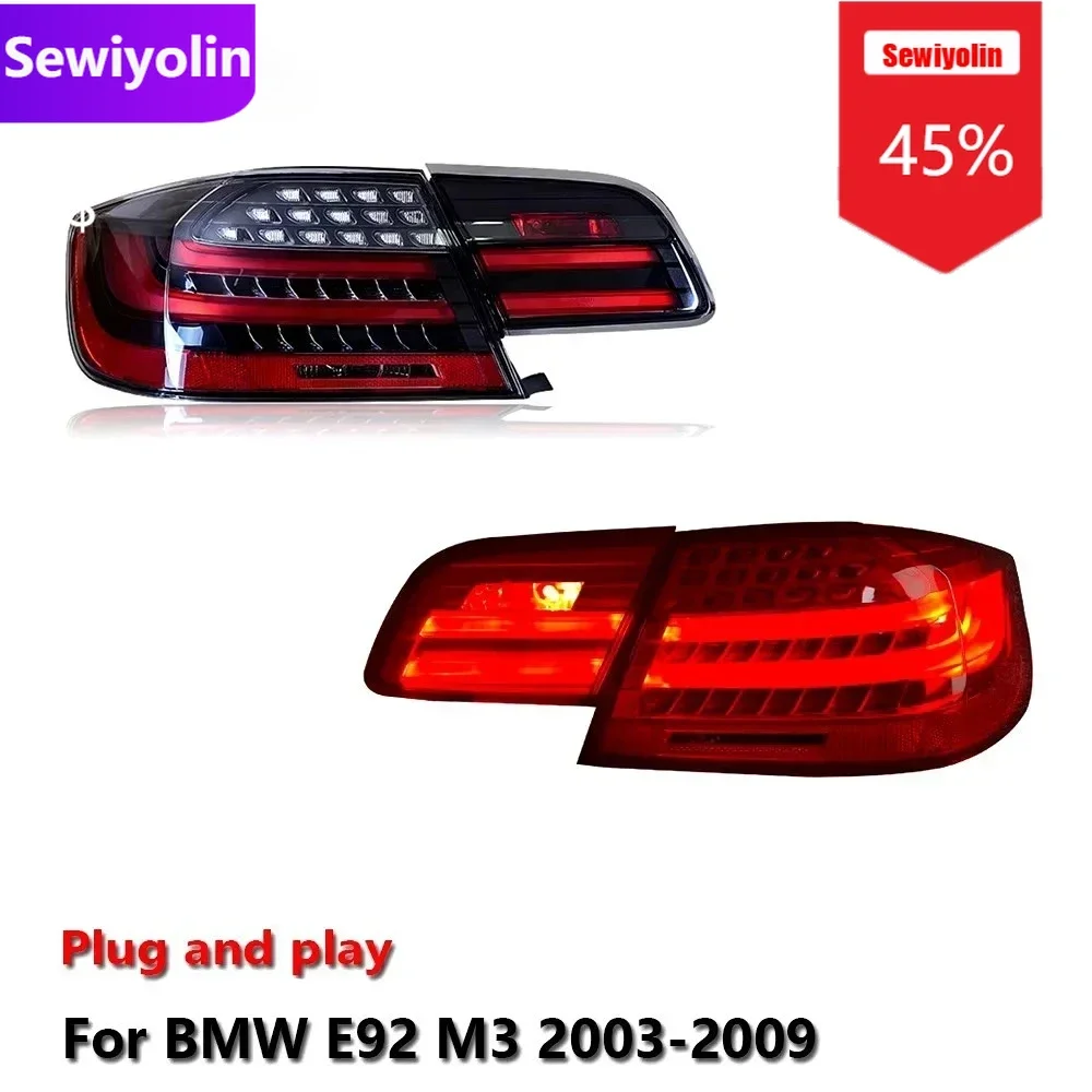 

Car DRL LED Taillight Light Assemblies For BMW 3 Series 2003-2009 E92 M3 Auto Fog DRL Brake Turn Signal Lamp Plug and Play