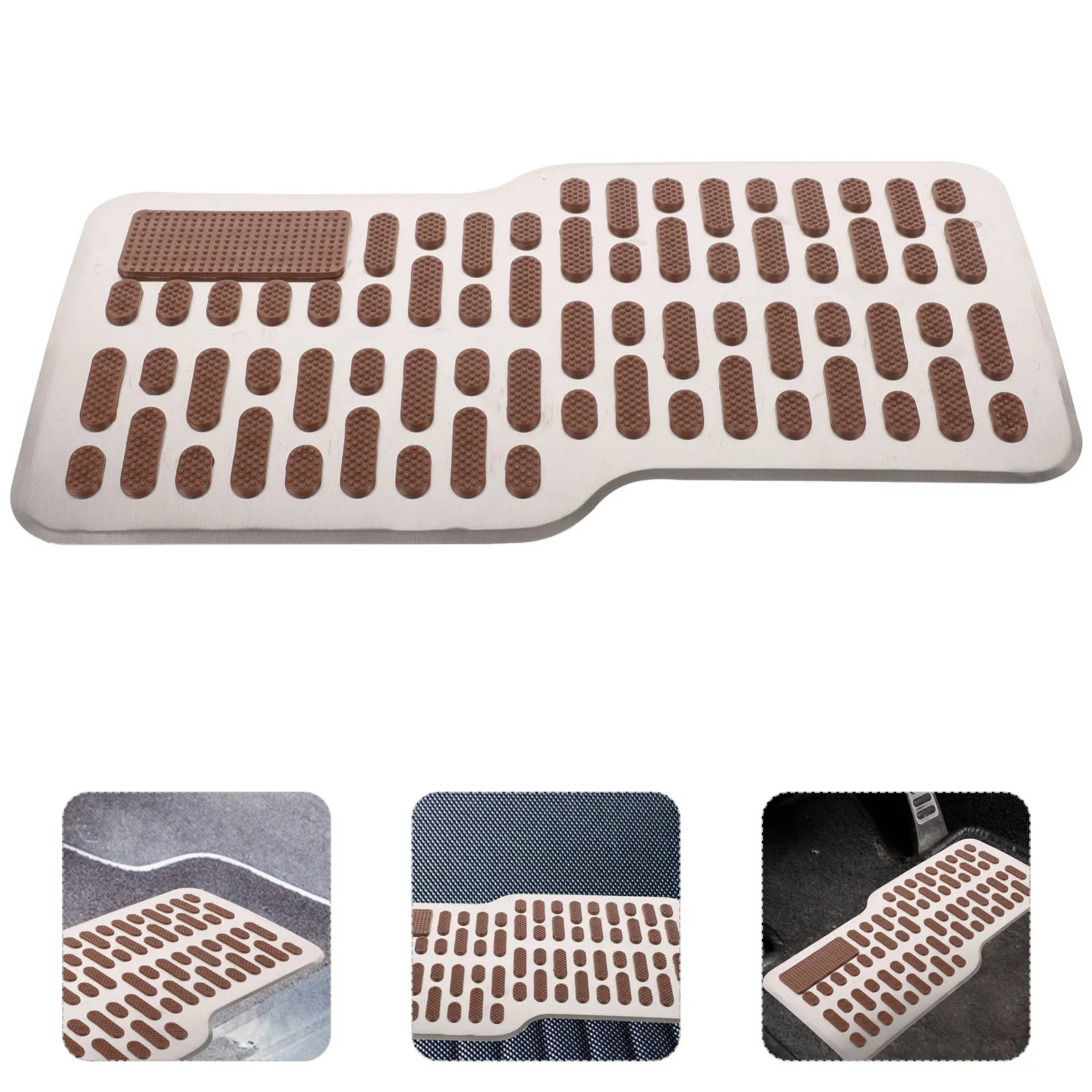 

Universal Pedal Durable Brake Clutch Accelerator Foot Pedals Friction Grip Non Slip Replacement Auto Accessories Vehicle