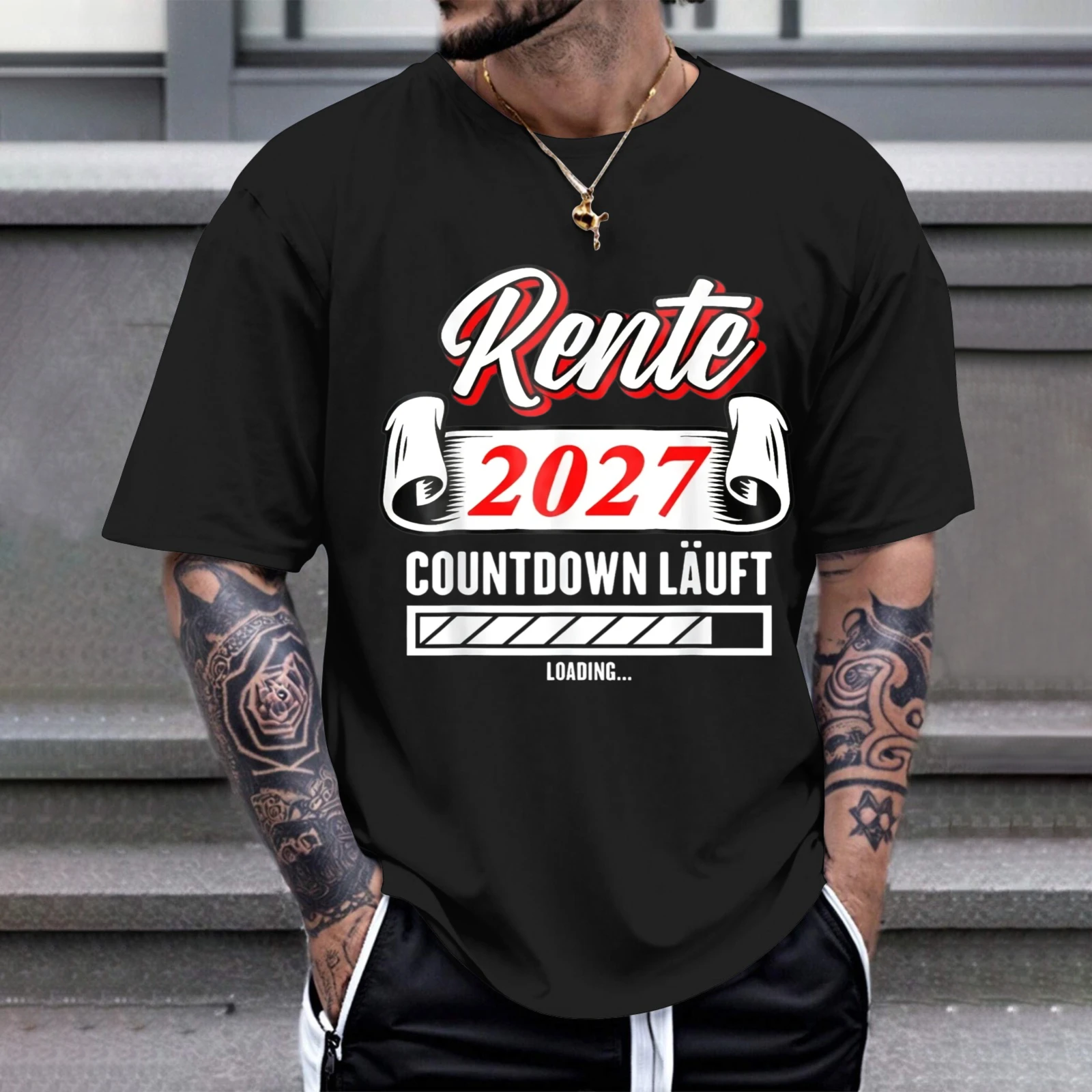 Herren-T-Shirt für Laufsport, Party und Karneval-Outfit