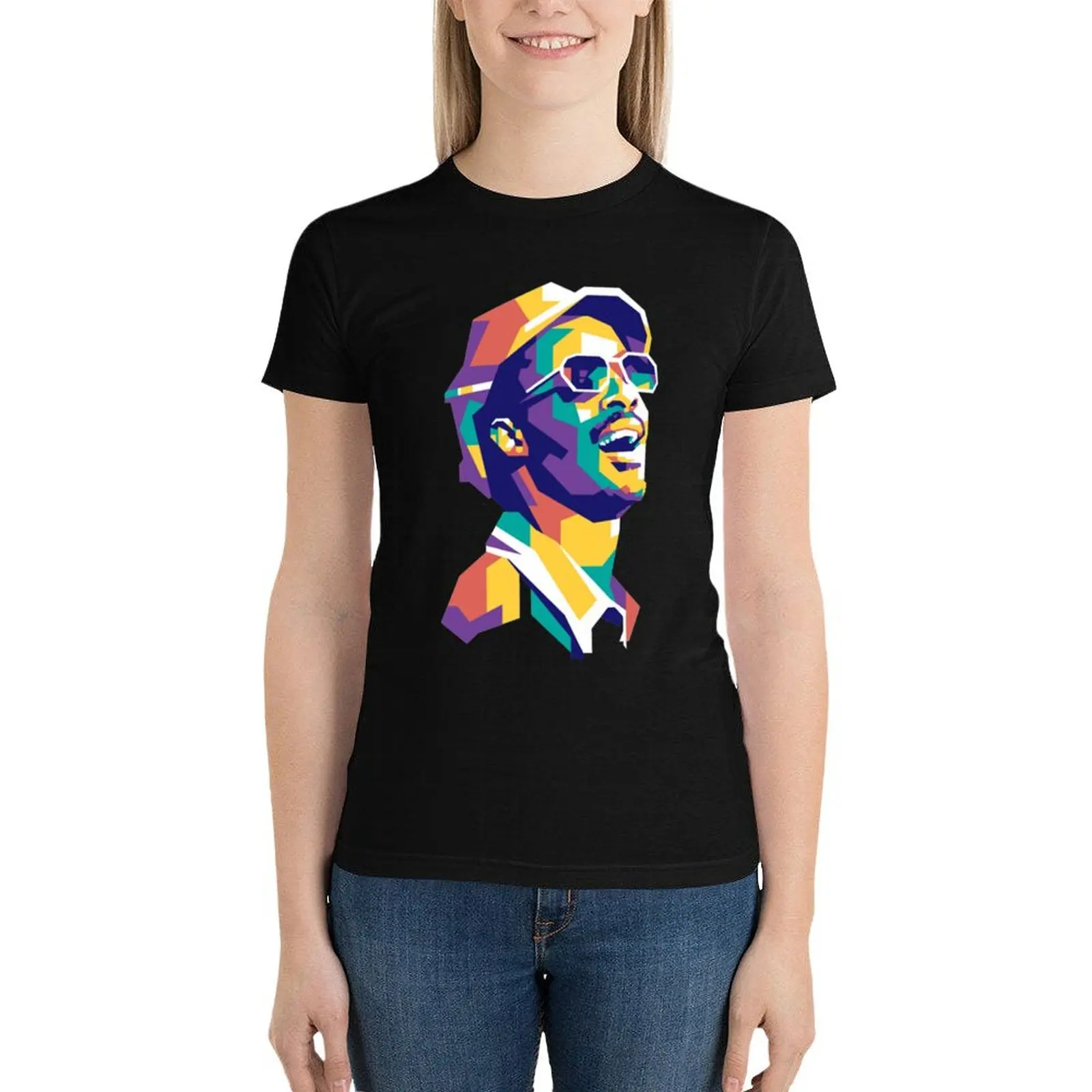 

Stevie Wonder Stevie wonder T-Shirt tees tops clothes for woman