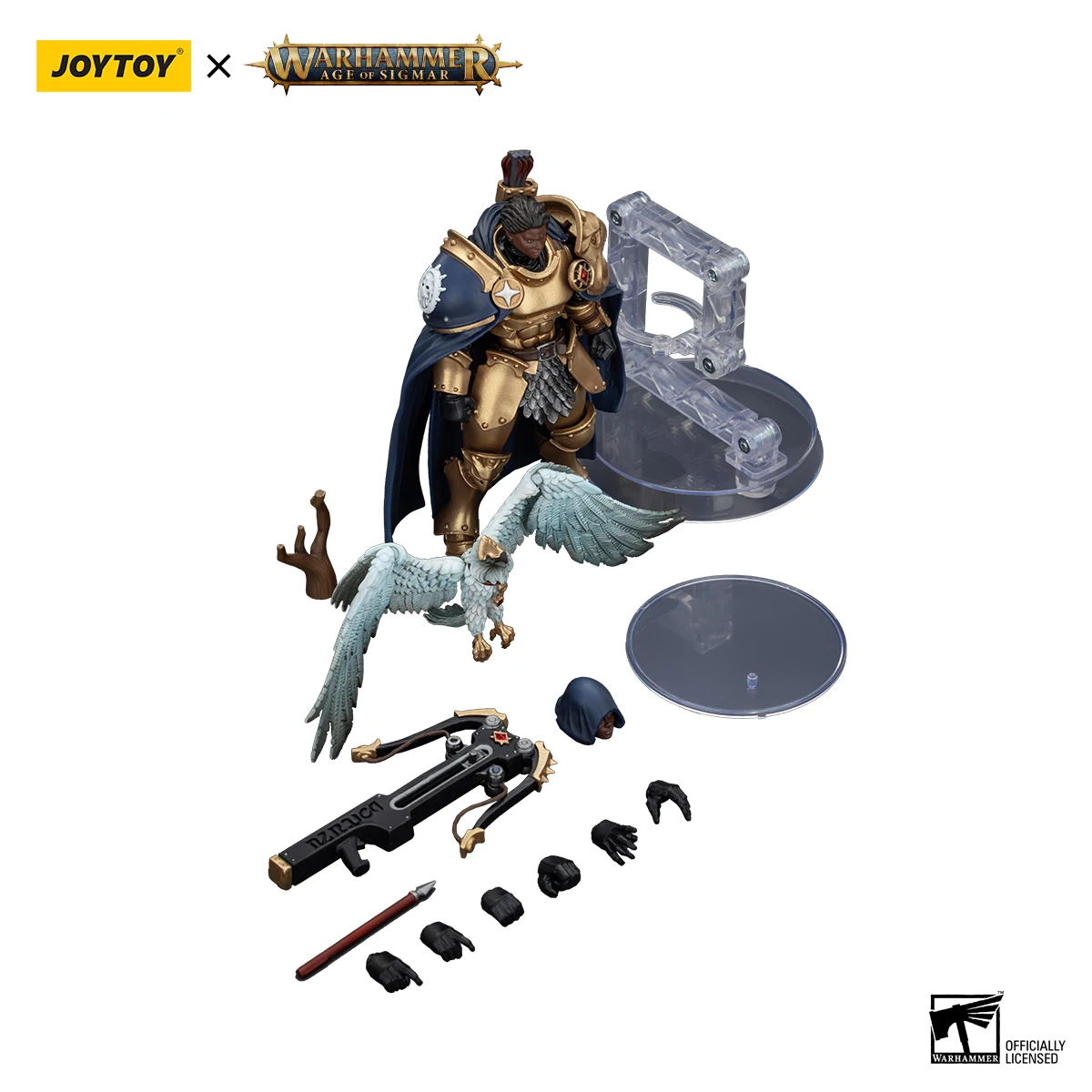 [EN STOCK] JOYTOY Warhammer 40K 1/18 figurine Stormcast éternels les Blacktalons 5 pièces Anime modèle militaire jouets Collection