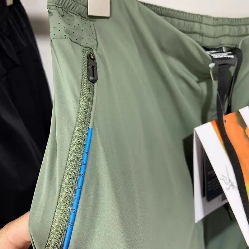 Summer Spring Lightweight Casual Ice Silk Pants Waterproof Plus Size Harem Trousers