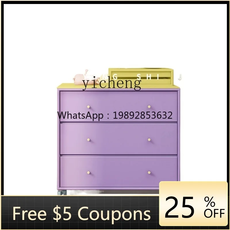 

ZZXL Storage Chest of Drawers Storage Cabinet Drawer Locker Nordic Chest of Drawers Bedside Table