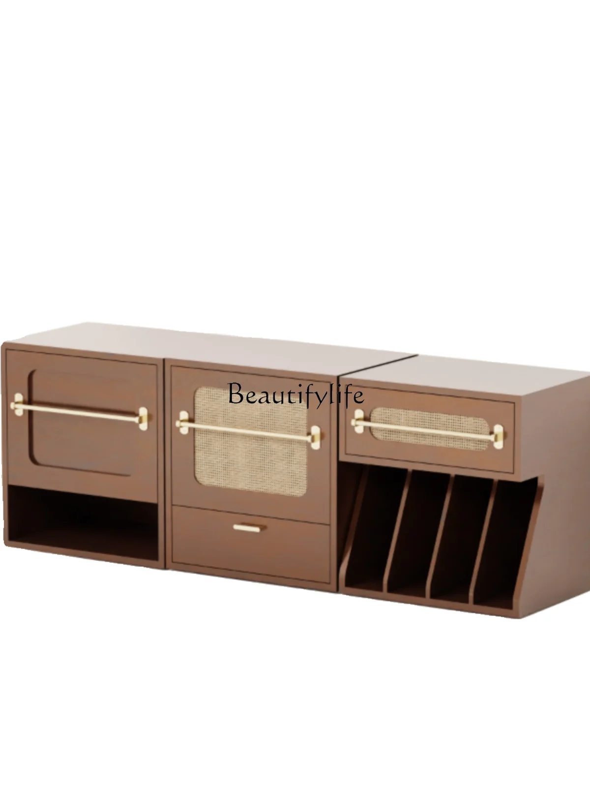 

13Module Units Chest of Drawers Bedside TV Multi-Function Storage