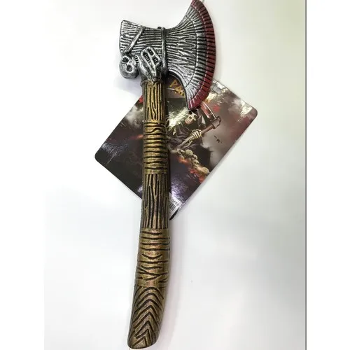 Aydınlı Party Medieval Antiqued Plastic Indian Axe 45 cm