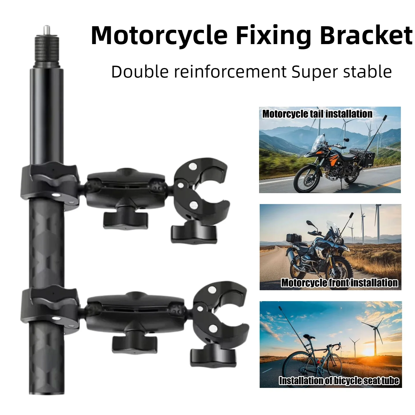 For Insta360 x2 x3 x4 x5 Motorcycle Bike Mount Selfie Stick for Insta 360 x2 x3 x4 x5 Moto Monopod Handlebar Accessories Kit