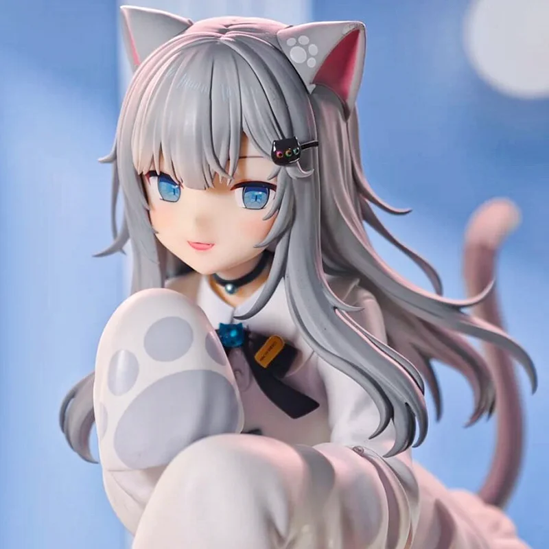 가상 아이돌 오리지널 페인팅 미오우 고양이 예쁜 소녀 피규어 애니메이션 이차원 섀시 테이블탑 장식품 컬렉션