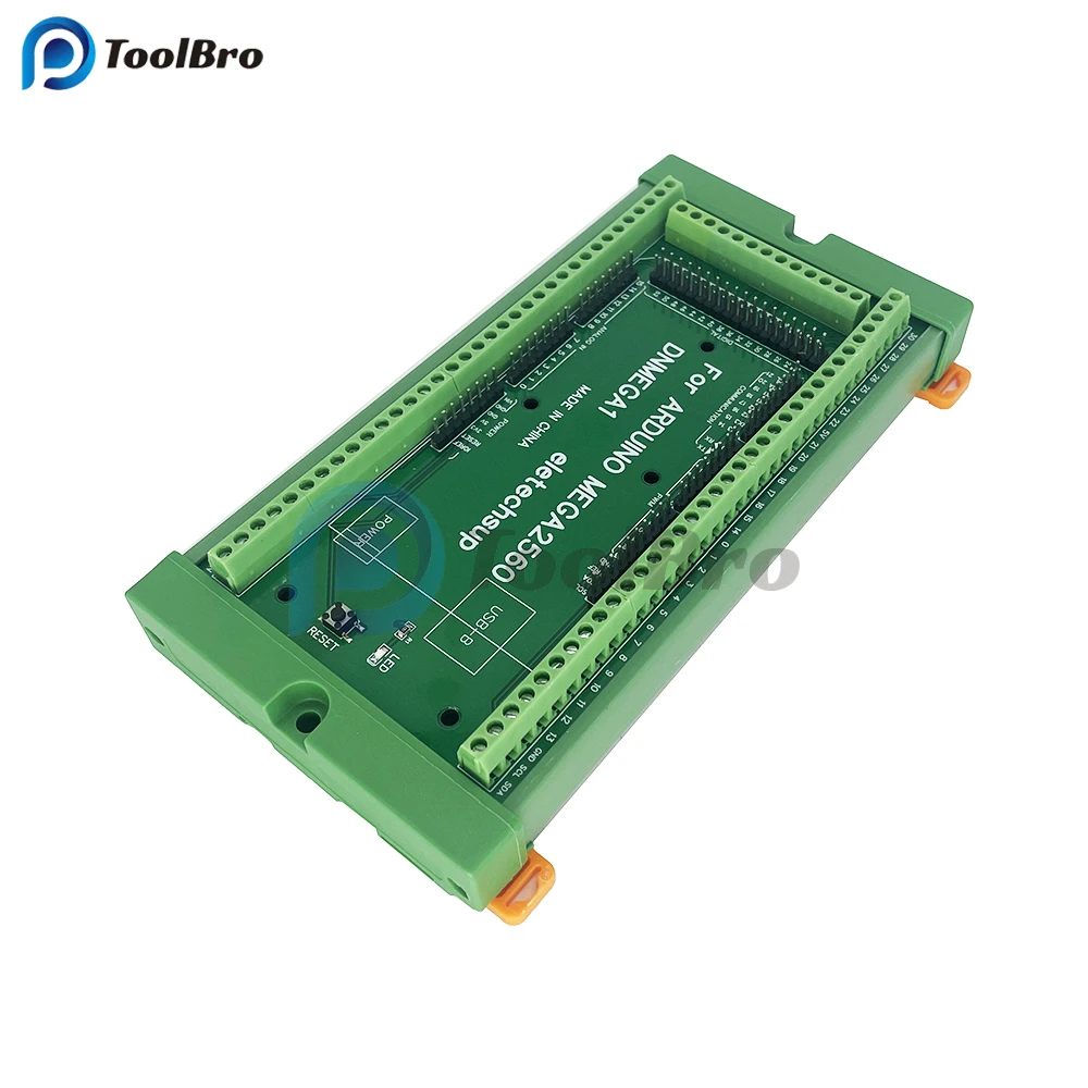 DIN Rail Mount Screw Terminal Block Adapter Module for Arduino MEGA2560 R3