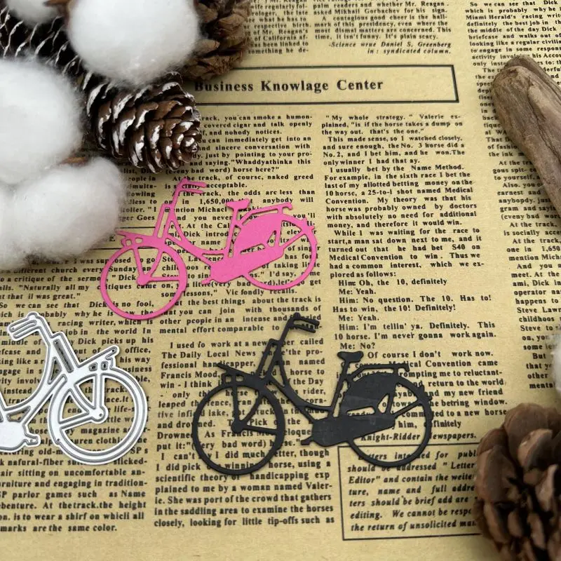 Bicycle decoration Metal Cutting Dies DIY Scrapbooking Album Paper Cards Decoration Crafts Embossing Die Cuts Handmade