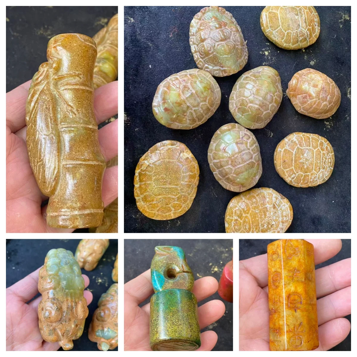 1pcs/lot Ancient jade healing meditation tools left from five thousand years of ancient civilization Ornaments Handheld pieces