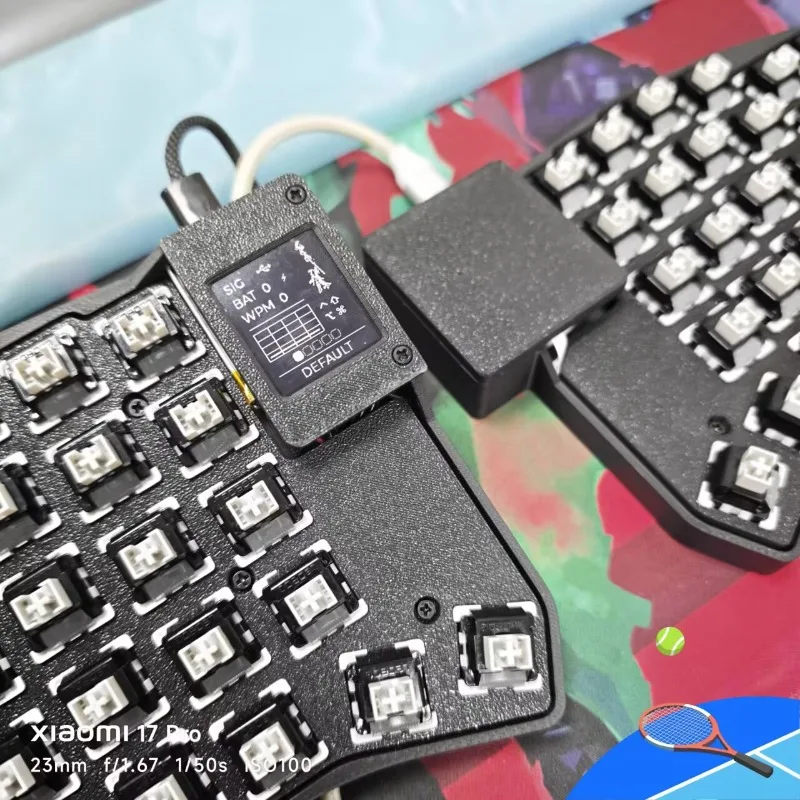 Sofle Touchpad Split Keyboard Custom Wireless Bluetooth Hot-swap MX switch Large Square Touchpad ZMK for Mouse Ergonomics Gamers