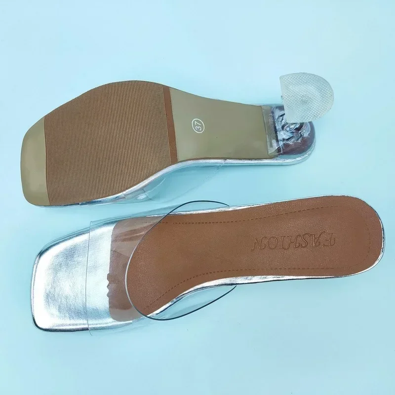 Luxury Women High Heels PVC Crystal Heel Transparent Women Sexy Clear High Heels Sandals Plus Size Zapatos De Mujer 2024