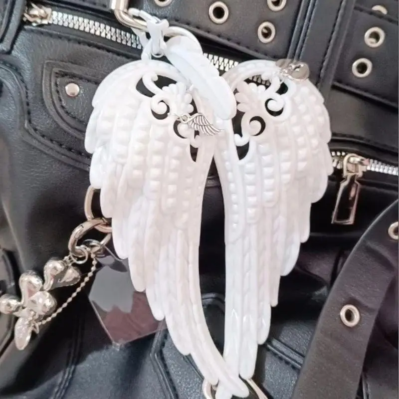 Wings Shape Carabiner Acrylic Keychain
