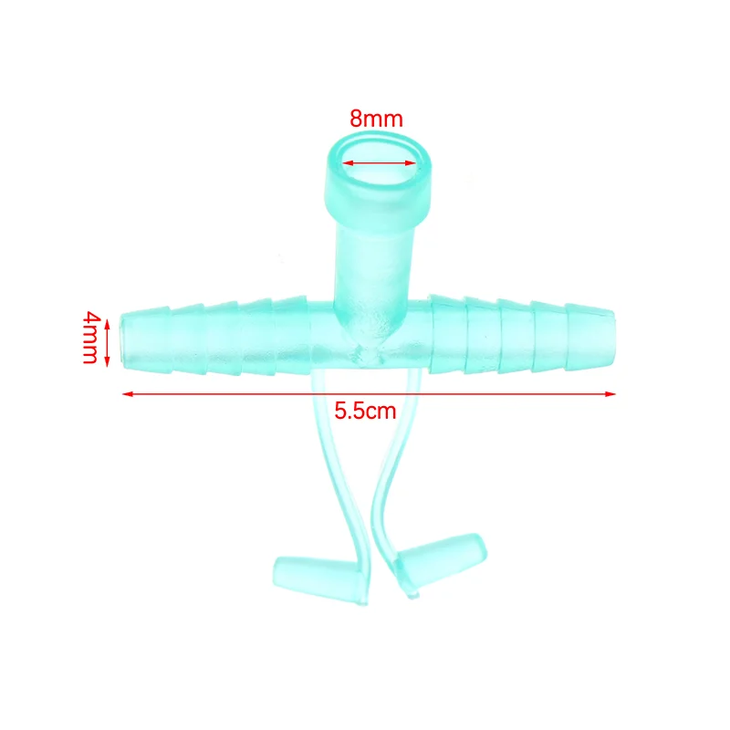 Oxygen Tube Three-way Valve Nasal Cannula Tee Connector Oxygen Concentrator Accessories