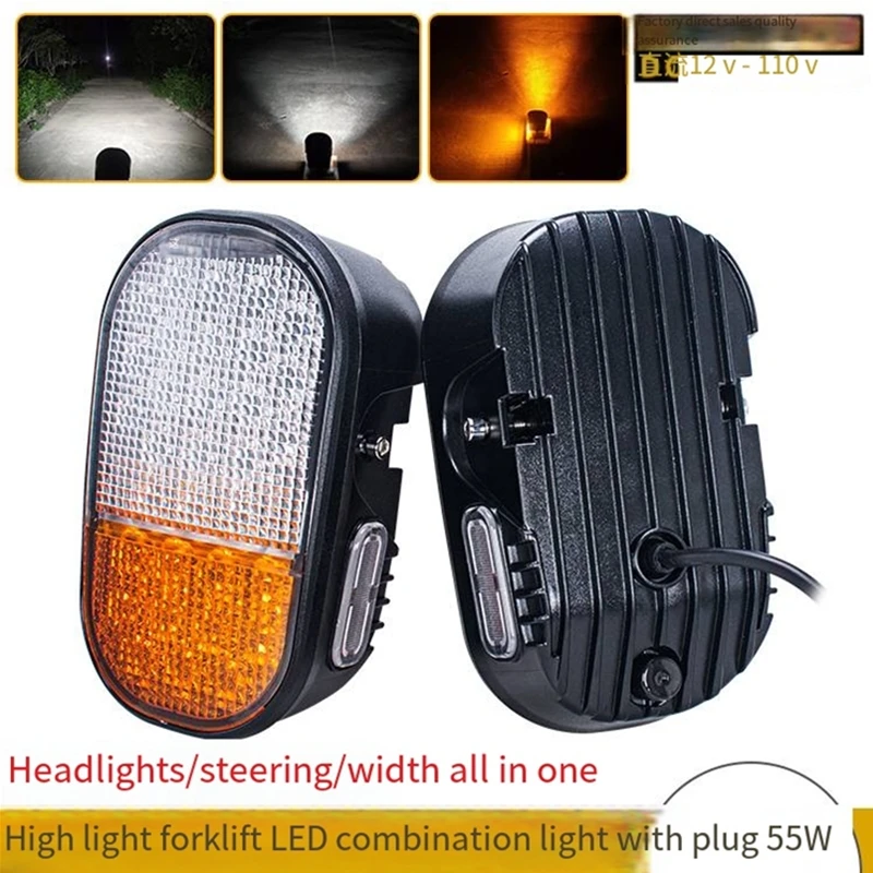 Lampu depan led untuk Toyota Fd Fb, 1 pasang 12 v-110 V suku cadang Forklift 32w