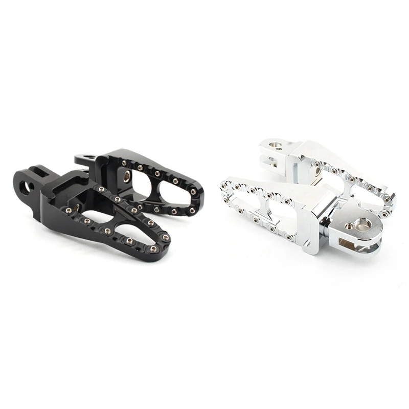 Motorcycle Rear Footrest Footpegs Foot Pegs Pedals For Triumph 01-15 Bonneville T100 T900 04-15 Trunxon 1200