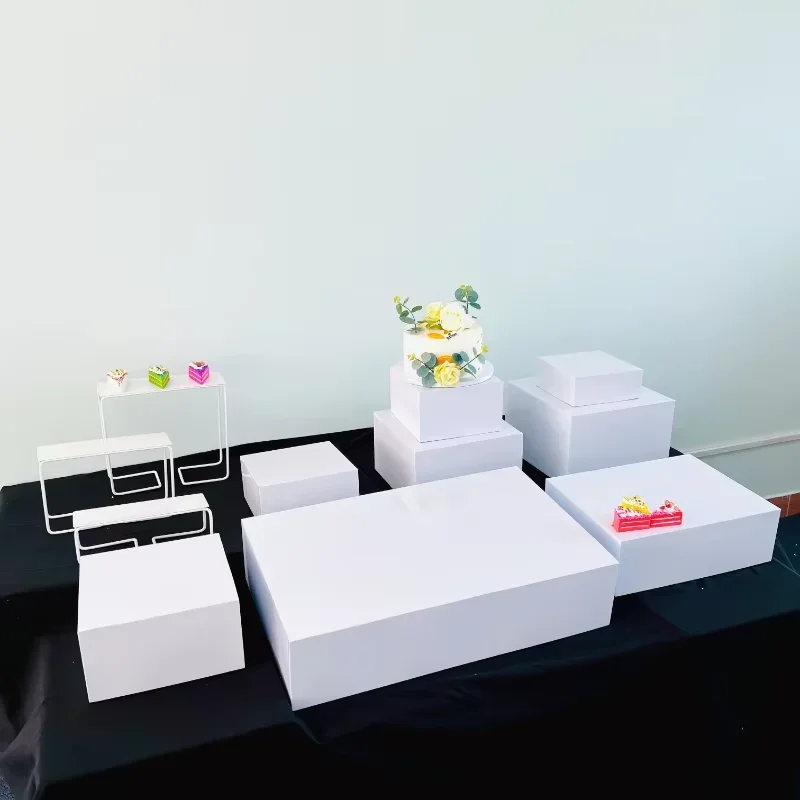 Birthday Party Buffet Pastry Display Stand Dessert Flowers Column Table Centerpiece Candy Bar Party Cake Fruit Drink Food Holder