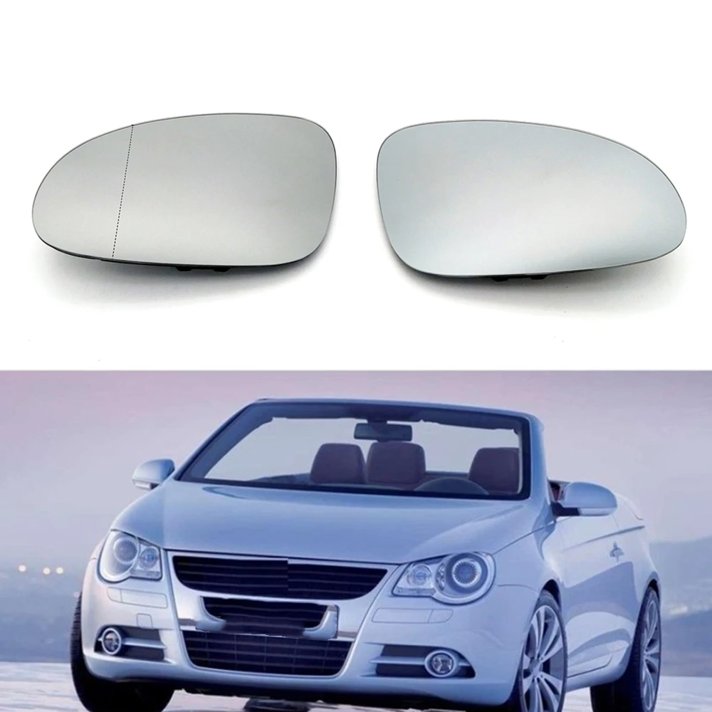 For VW EOS 2006 2007 2008 Car-Styling Car Door Side Mirror Glass Heated