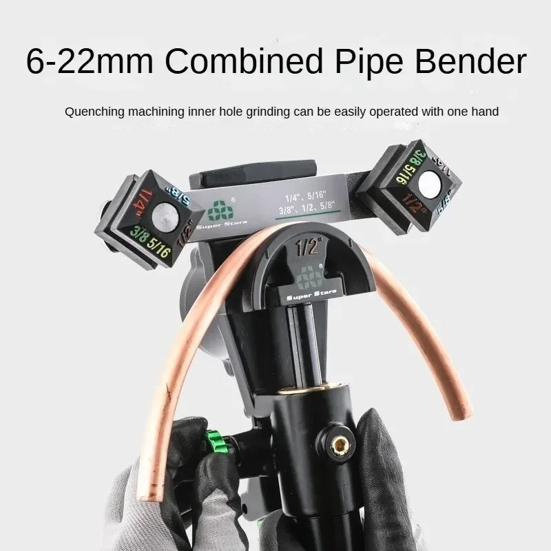 Manual Hydraulic Copper Pipe Bending Machine Bending6-22mm Pipe Bending Tool Set DSZH ST-Y999 Air Conditioning Pipe Bending Tool