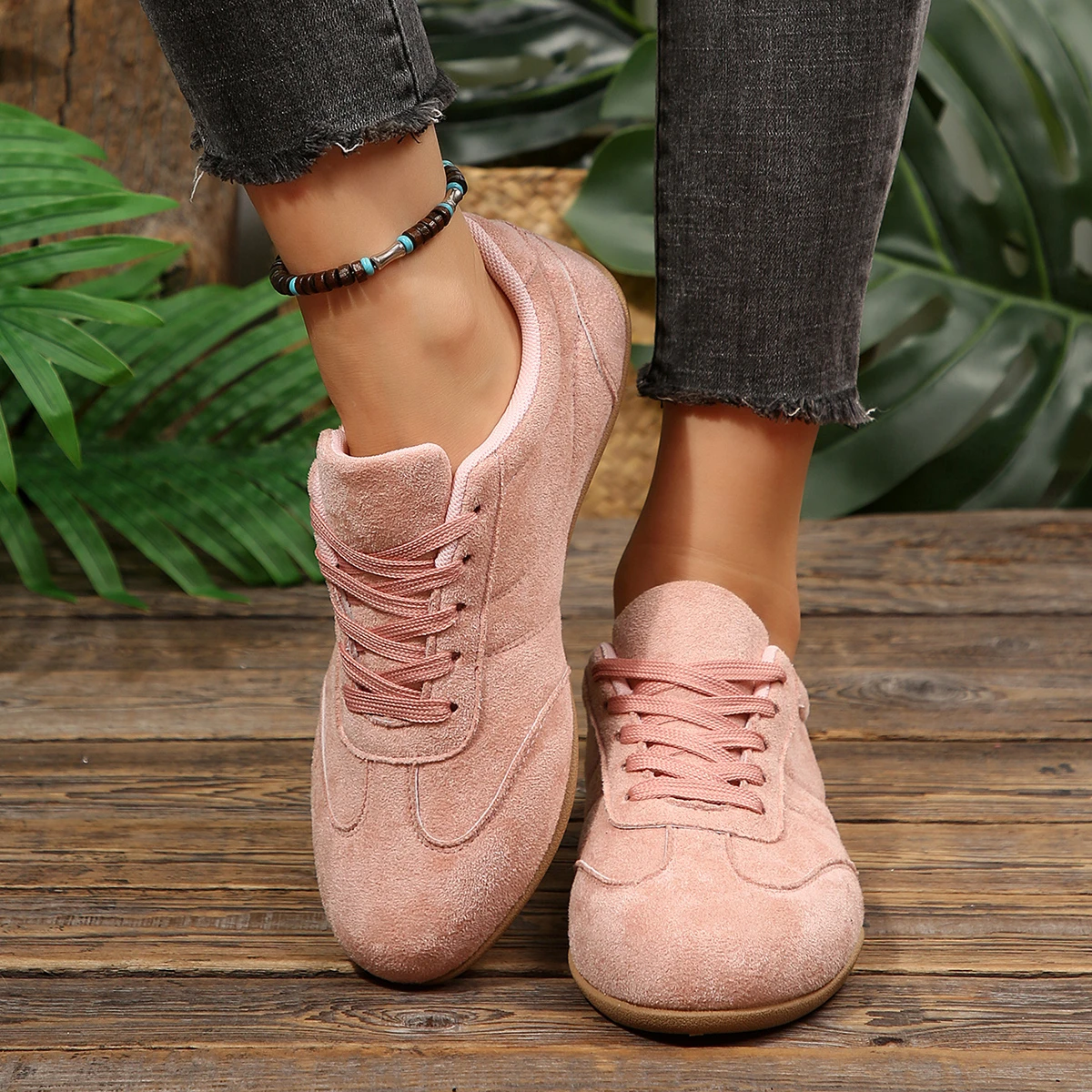 Damen Frühling Neue Klassische Einfarbige Flache Schuhe 2026 Alltags-Büro-Einkaufs-Schlupfschuhe Bequeme Vulkanisierte Schuhe Größen 36-43 – Detail 8