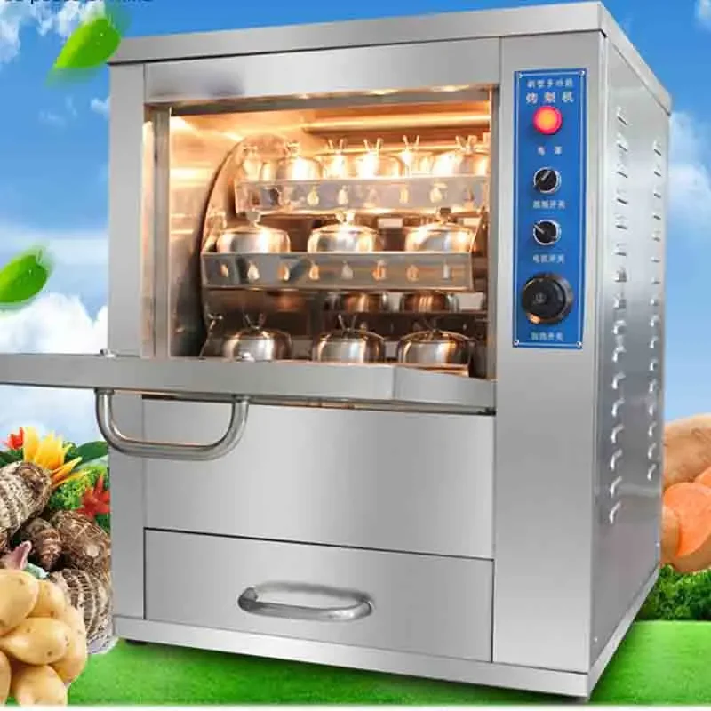 New Electric Crystal Sugar Toaster 27 Cup Full-automatic Multi-function Thermal Insulation Toaster For Large Capacity Fruit Oven