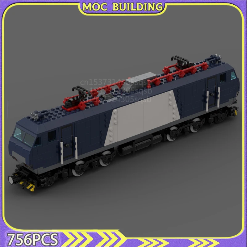 

MOC Building Blocks HXD1B-0528 Electric Locomotive Train Technology Bricks Transport Model Children Gift DIY Toys Birthday Gifts