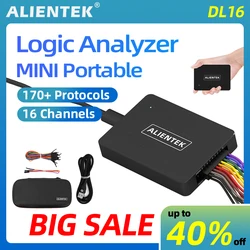 Analizzatore logico ALIENTEK DL16 analizzatore di protocollo USB 250MHz frequenza di campionamento massima 16 canali ARM FPGA Software di decodifica del protocollo di Debug