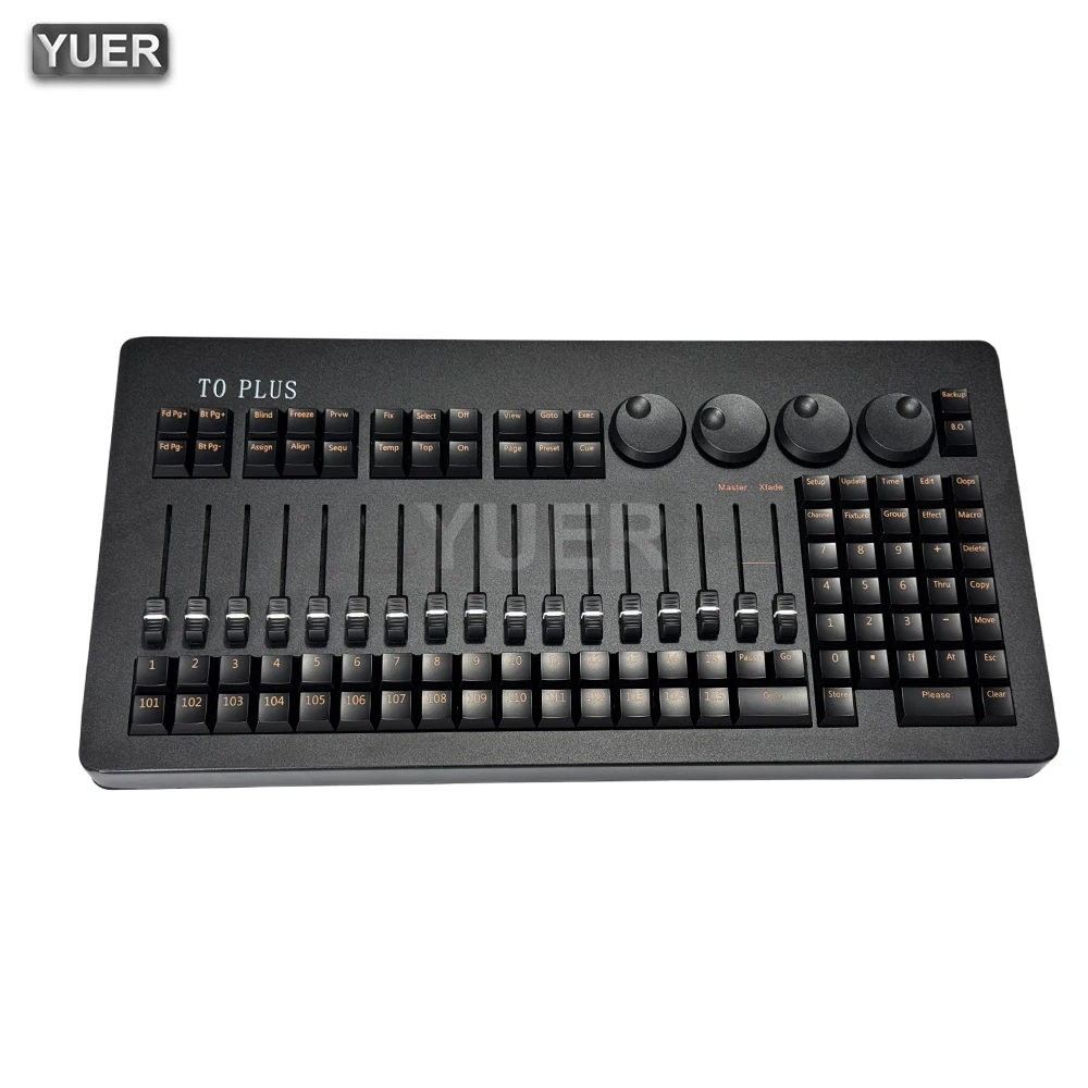 New Mini DMX Controller T0 Plus Lighting Controller  Version Software Stage Party DMX Console Dj Disco Wedding Lights