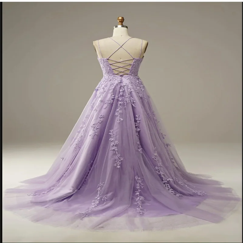 Elegante Partykleider mit Applikationen für Frauen 2025, A-Linie, luxuriöse blaue Abendkleider, Abschlussball, Sommer, formelles Kleid, Mädchen, neu, individuell