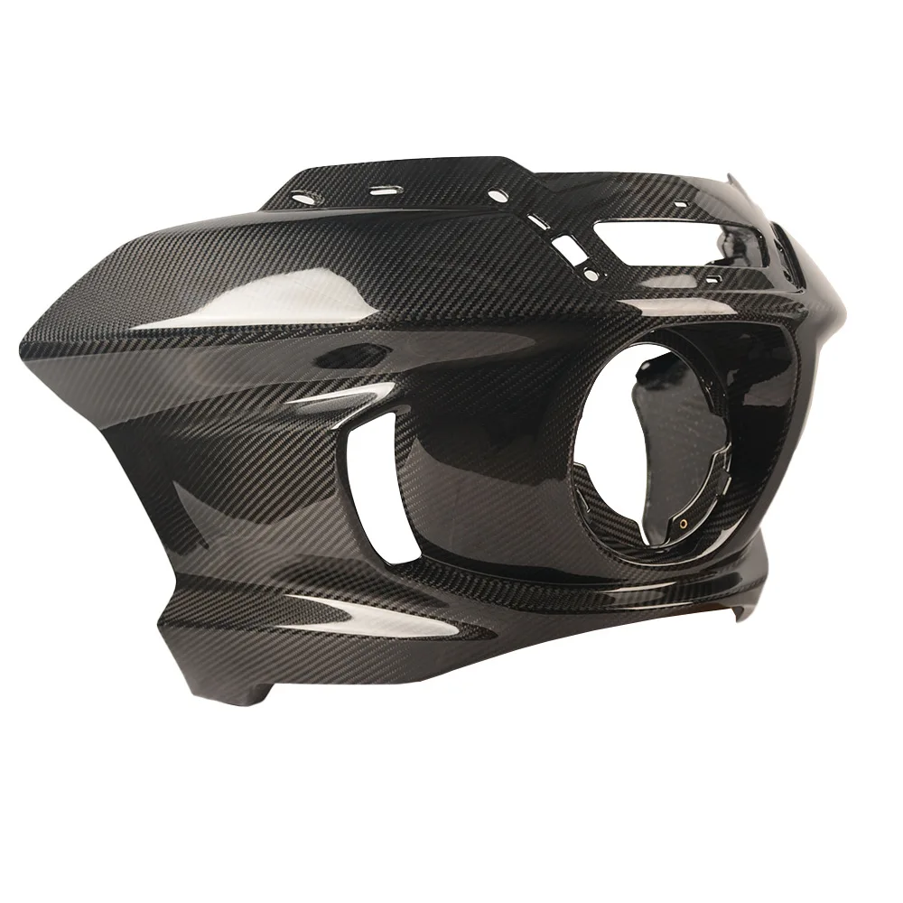 Motorcycle accessories are suitable for Harley 18 + Fluffy's carbon fiber hood, front and rear mud tiles, side tank, fuel tank c