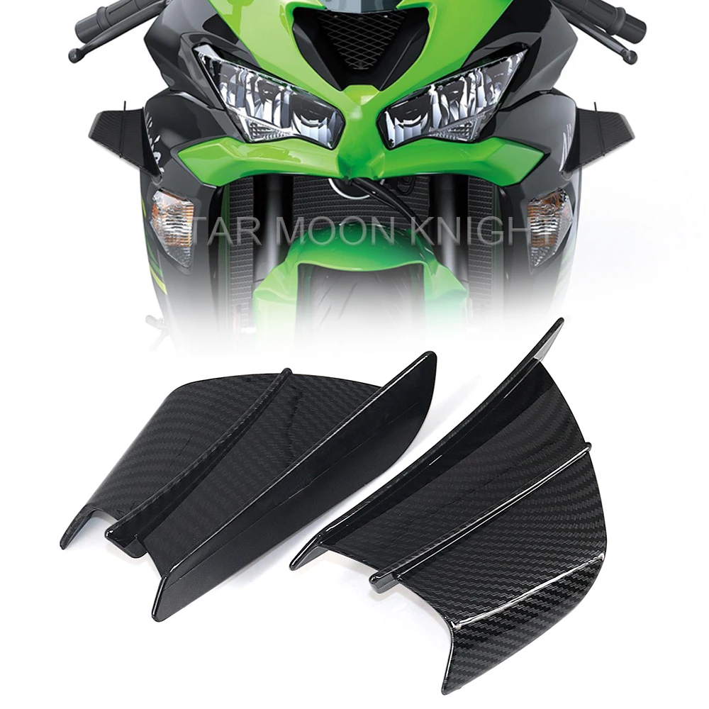 

Для Kawasaki Ninja 650 400 300 250 H2R ZX-14R ZX-10R Z H2 ninja 1000SX мотоциклетные крылья с аэродинамическим комплектом крыла Спойлер