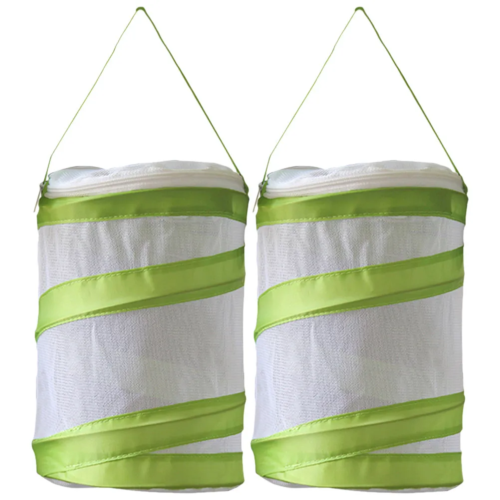 2 Pezzi Gabbia per Insetti per Bambini da Esterno, Portatile con Manico, Scatola per l'Osservazione della Natura, Casa per Insetti per Bambini