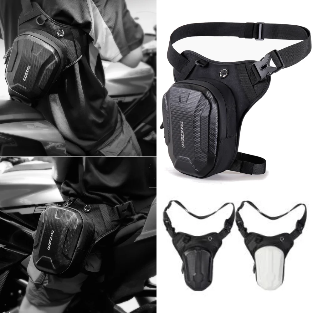 Waterproof Motorcycle Drop Leg Bag Motorbike Wasit Bag Bicycle Thigh Belt Bag for Outdoor Casual Moto Bag Sports Ride Fanny Pack