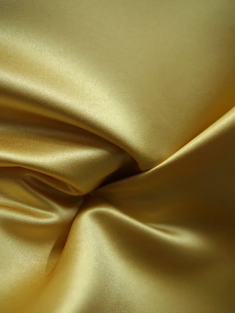 Kain Satin Lembut Halus untuk Menjahit Gaun Camisole, Kemeja, Latar Belakang Foto DIY, Dekorasi Pernikahan